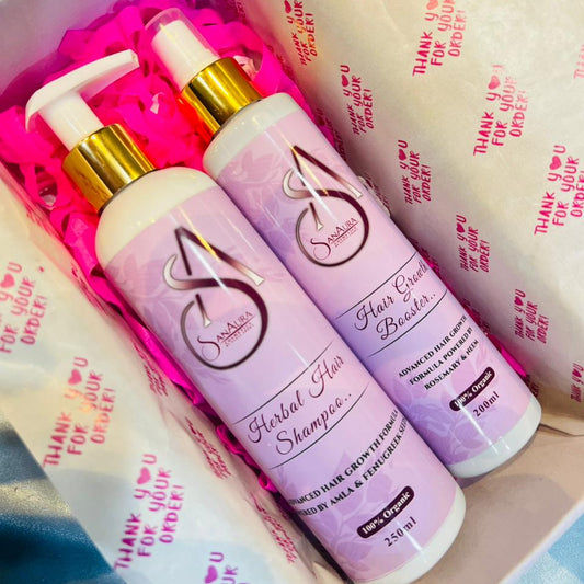 SanAura Hair Growth Combo Deal – Hair Shampoo + Hair Booster