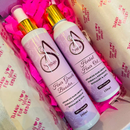 SanAura Hair Booster Combo Deal – Hair Oil + Hair Booster