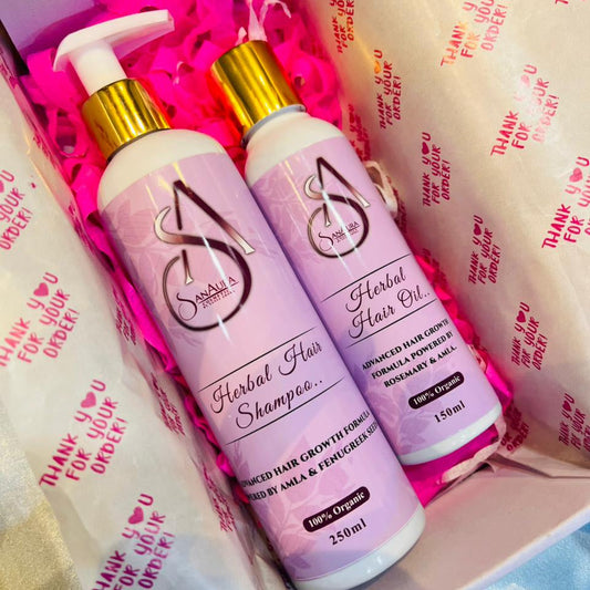 SanAura Hair Growth Combo Deal - Hair Oil + Hair Shampoo