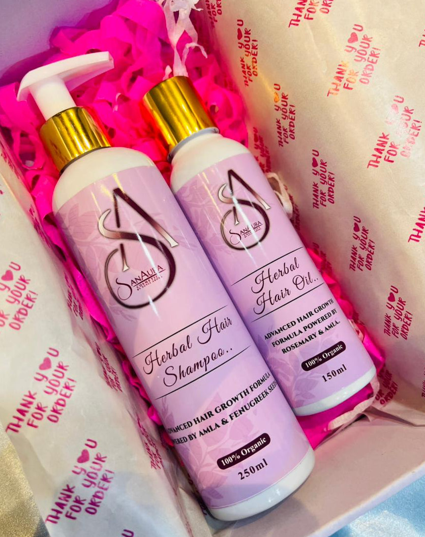 SanAura Hair Growth Combo (Oil+Shampoo)