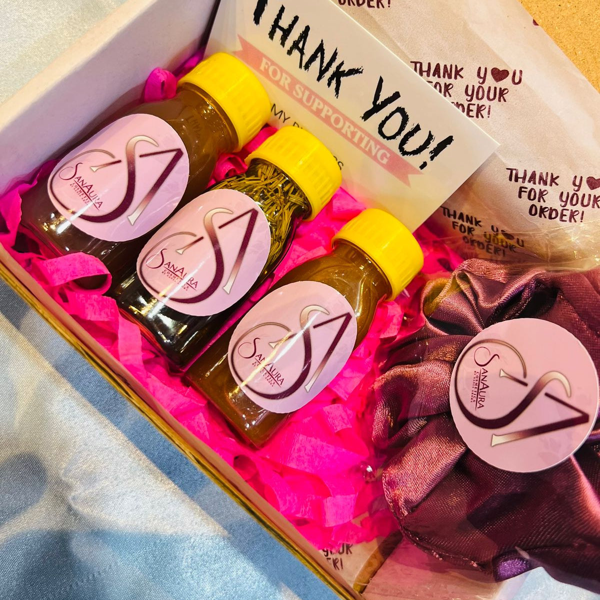 SanAura Mini Hair Care Travel Kit – 3 in 1 Solution