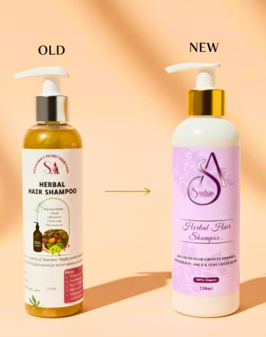 SanAura Popular Herbal Hair Kit – 3 in 1 Hair Growth Solution