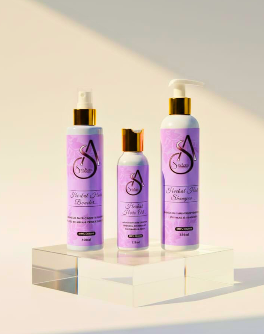 SanAura Popular Herbal Hair Kit – 3 in 1 Hair Growth Solution