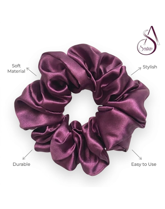 SanAura Hair Scrunchies – 5 Beautiful Colors