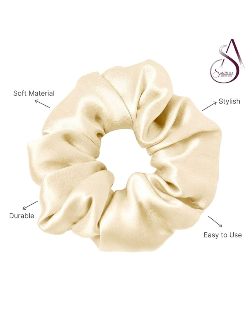 SanAura Hair Scrunchies – 5 Beautiful Colors