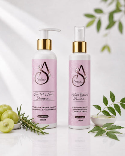 SanAura Hair Growth Combo (Shampoo+Booster)