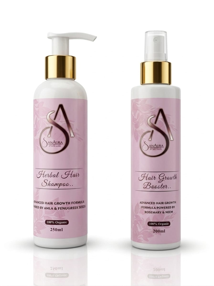 SanAura Hair Growth Combo (Shampoo+Booster)